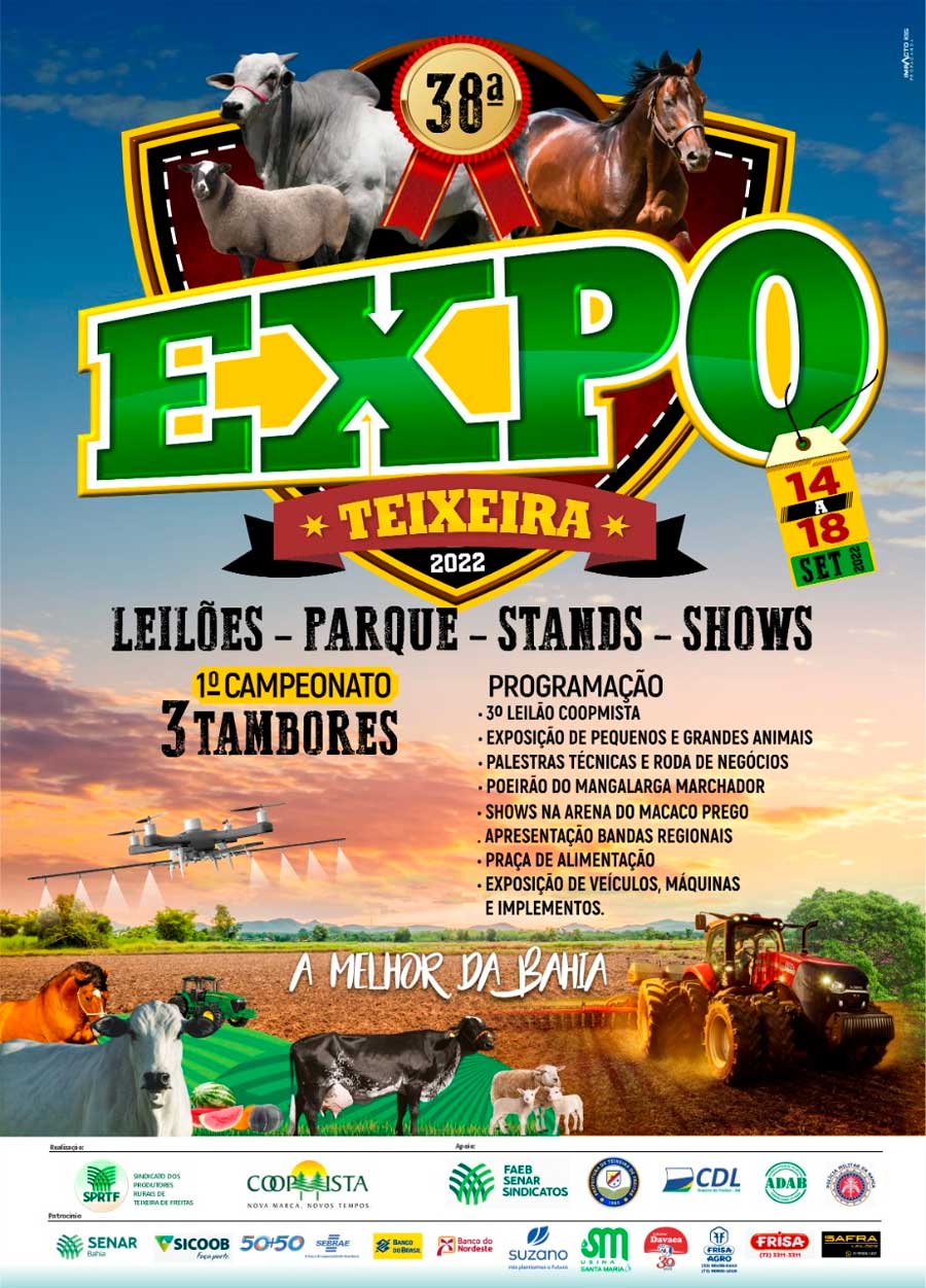 jinoticias br Vem aí a 38ª Exposição Agropecuária de Teixeira de